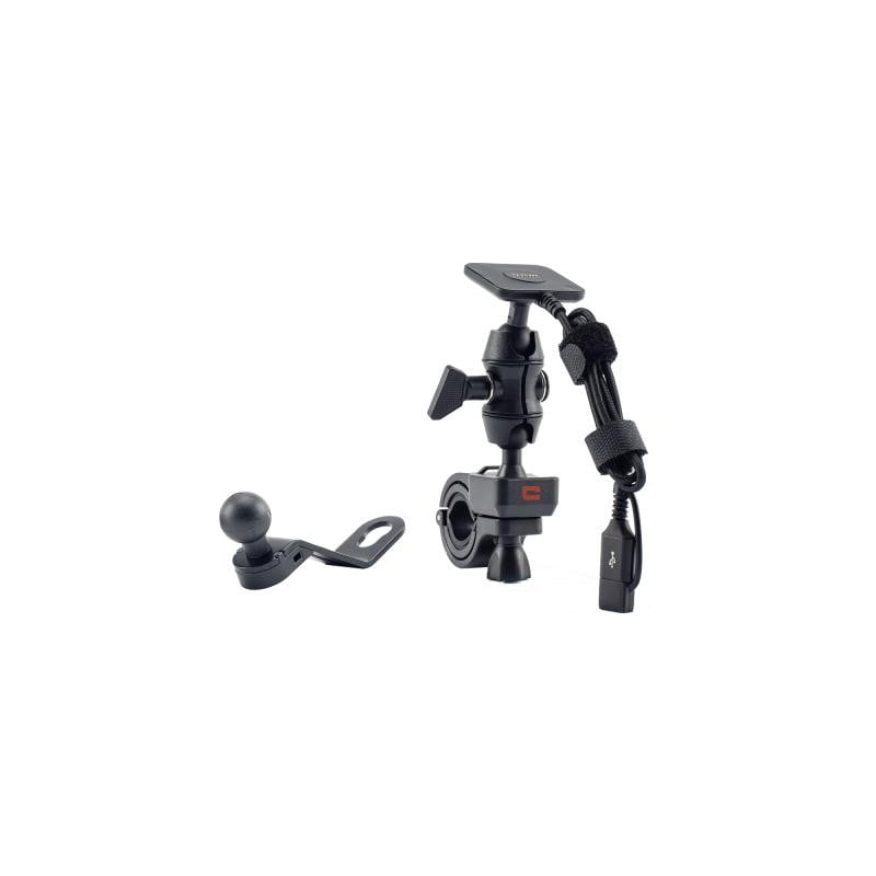 Kit fixation et charge pour moto X-Ride Noir Crosscall