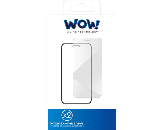 Lot de 2 Protège écrans iPhone XR / iPhone 11 WOW