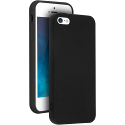 Coque Apple iPhone 5/5S/SE souple Noire Bigben