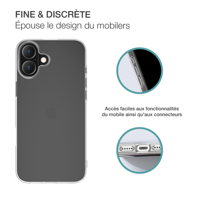 Pack Complet Coque Aimantée + Anneau + Verre Trempé Pour IPhone 13 14 15 16 - Protection 360° Noir - Installation Facile