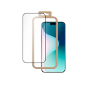 Protège écran iPhone 16 Pro / 17 + SmartFrame™ 2.5D Verre trempé - Certifié GRS