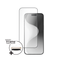 Protège écran 2.5D en Verre trempé pour iPhone 16 Pro Max + SmartFrame™ - 60% verre recyclé Certifié GRS Bigben
