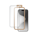 Protège écran 2.5D en Verre trempé pour iPhone 16 Pro Max + SmartFrame™ - 60% verre recyclé Certifié GRS Bigben