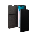Folio Wallet pour iPhone 16 Support vidéo Noir - 65% Plastique recyclé Certifié GRS Bigben