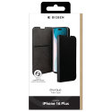 Folio Wallet pour iPhone 16 Support vidéo Noir - 65% Plastique recyclé Certifié GRS Bigben