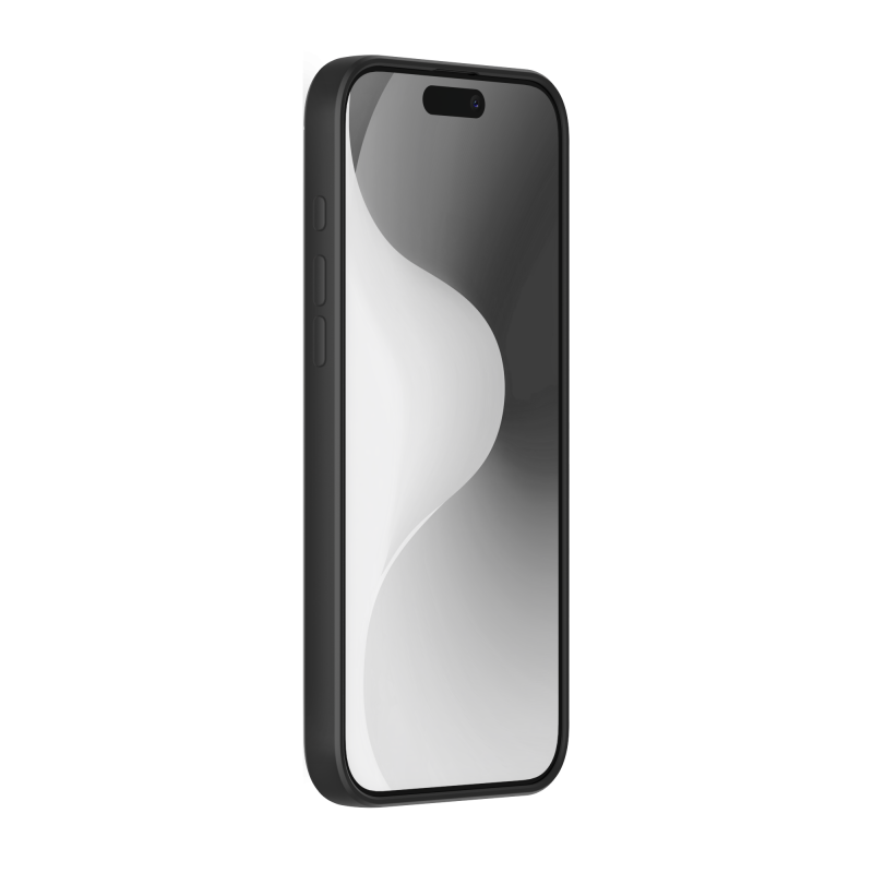 Coque Silicone iPhone 16 Pro Max Compatible MagSafe Noire Bigben