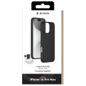 Coque Silicone iPhone 16 Pro Max Compatible MagSafe Noire Bigben