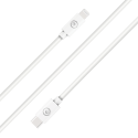 Câble USB C/Lightning 2m 3A Blanc Bigben