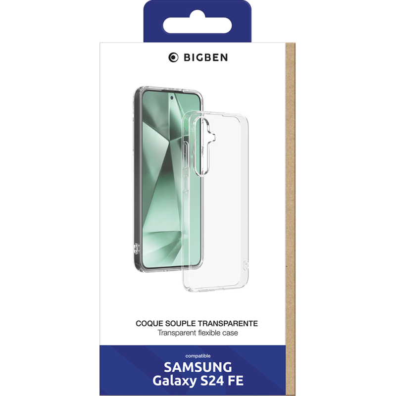 Coque Galaxy S24 FE Souple Transparente Bigben