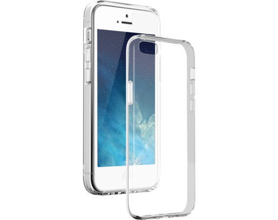 Coque Apple iPhone 5/5S/SE Silisoft souple Transparente Bigben