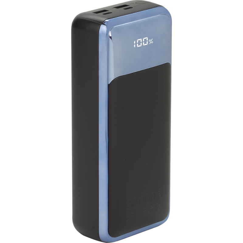 Powerbank USB A/USB C 30000mAh Power Delivery Noir Rivacase