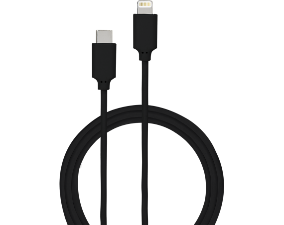 Câble  USB C/Lightning 2m Blanc Bigben