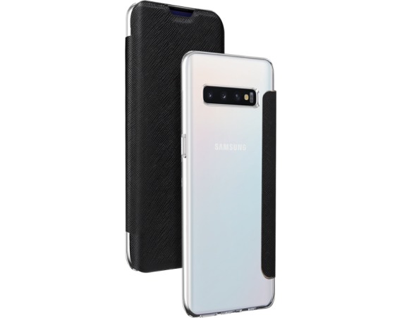 Folio Samsung Galaxy S10 dos crystal Noir Bigben