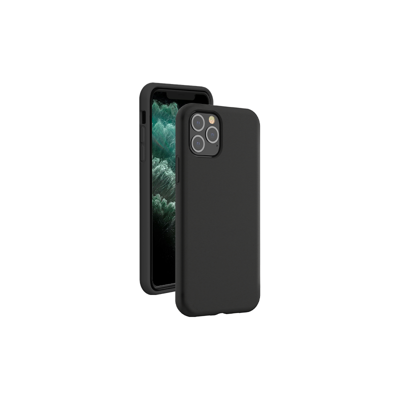 Coque Apple iPhone 11 Pro Silicone SoftTouch Noire Bigben