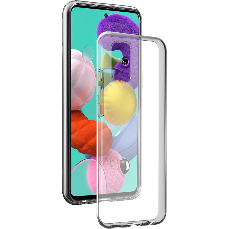 Coque Samsung Galaxy A51 Silisoft souple Transparente Bigben