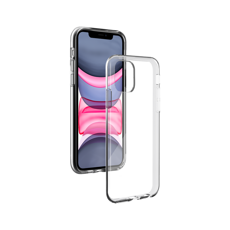 Coque Apple iPhone 11 Silisoft souple Transparente Bigben