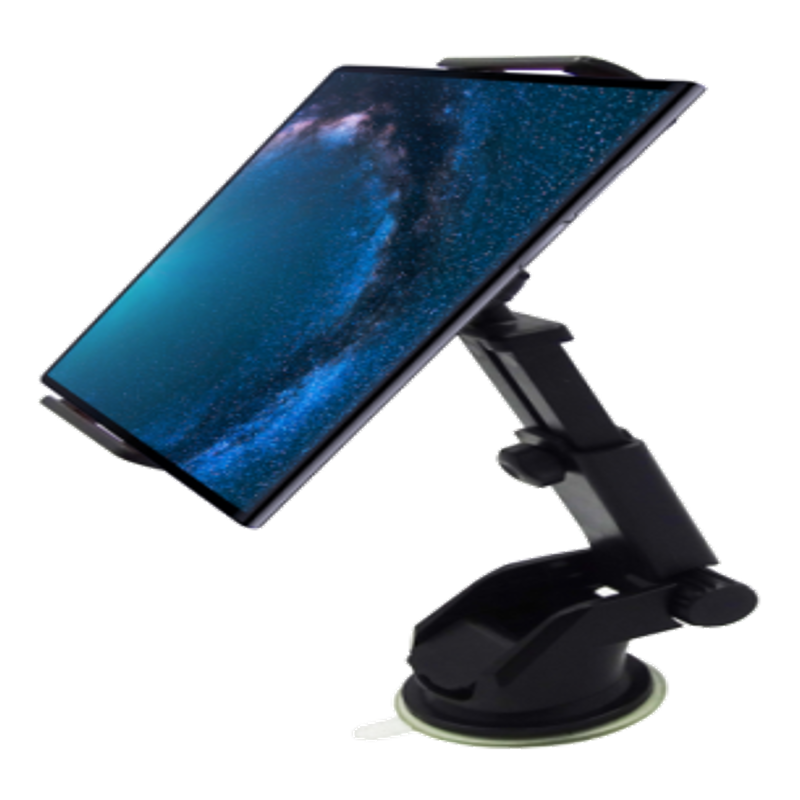 Support Voiture pour tablette Ajustable sur Pare-brise Noir Bigben