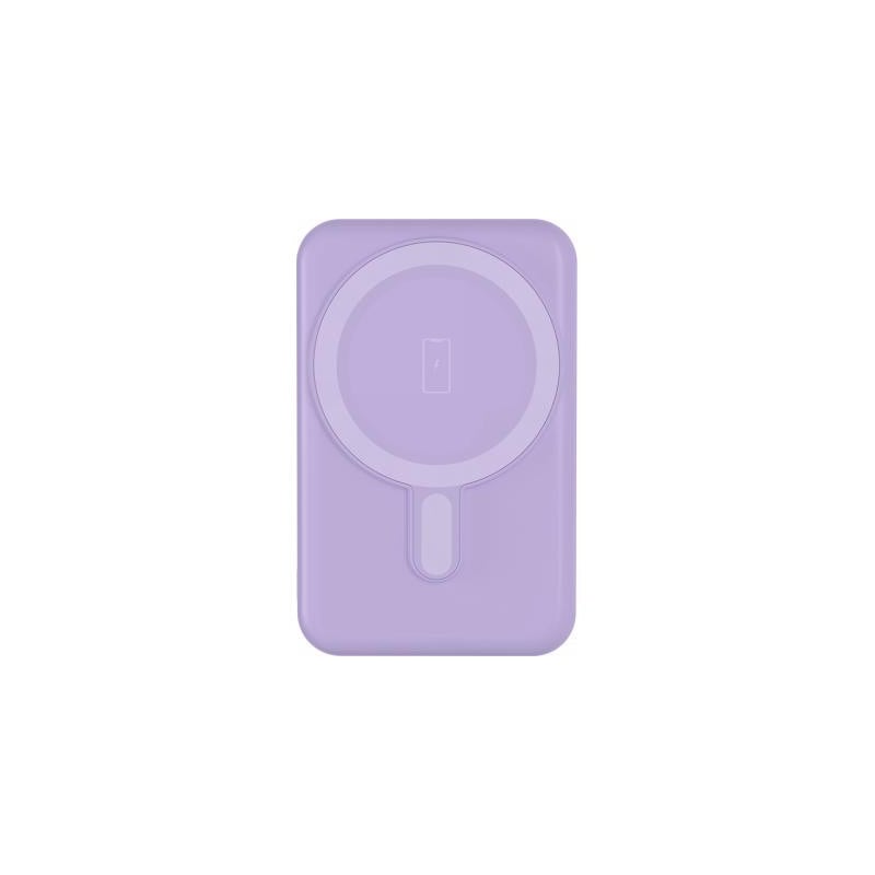 Powerbank 5000mAh Compatible MagSafe Induction 5W Violet Bigben