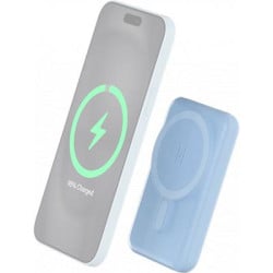 Powerbank 5000mAh Compatible MagSafe Induction 5W Bleu Bigben