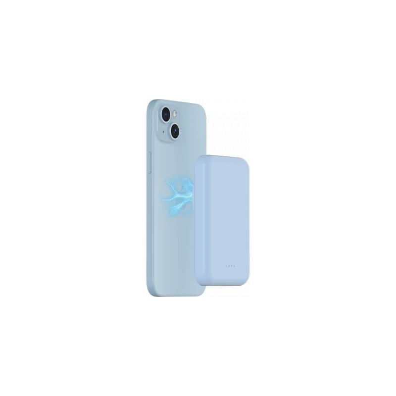 Powerbank 5000mAh Compatible MagSafe Induction 5W Bleu Bigben