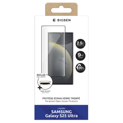 Protège écran 2.5D Galaxy S25 Ultra + SmartFrame™ - Certifié GRS Bigben