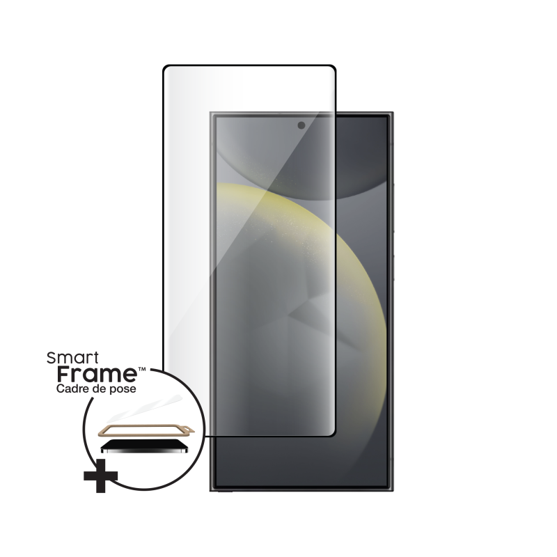 Protège écran 2.5D Galaxy S25 Ultra + SmartFrame™ - Certifié GRS Bigben