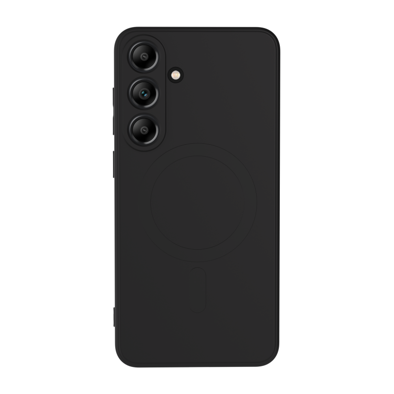 Coque Silicone Magnet Samsung Galaxy S25 Noire Bigben