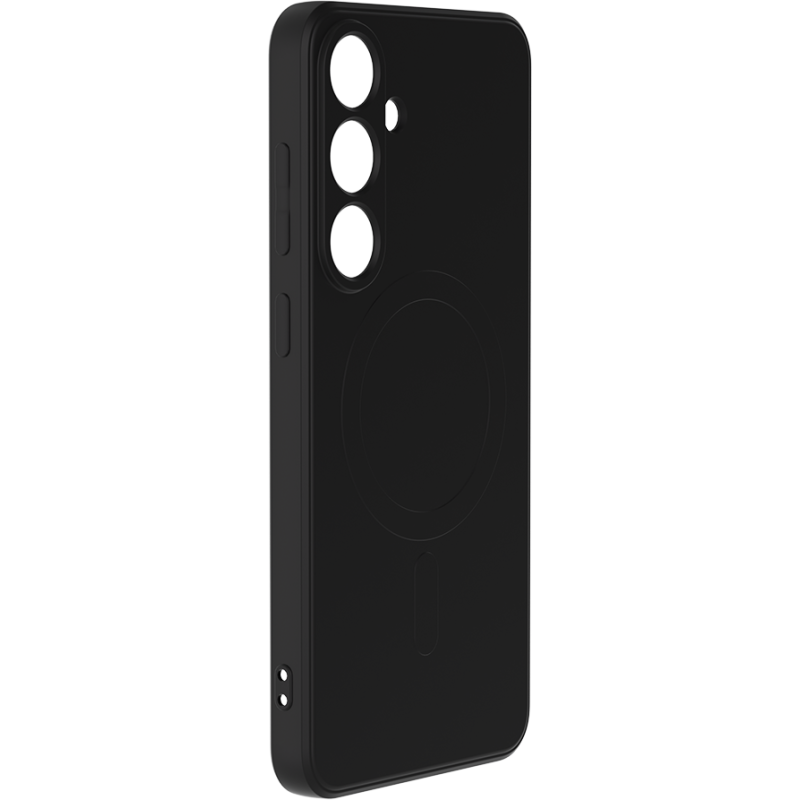 Coque Silicone Magnet Samsung Galaxy S25 Noire Bigben