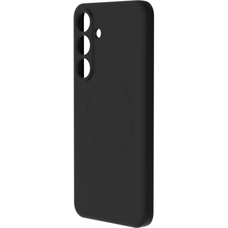 Coque Silicone Magnet Samsung Galaxy S25 Noire Bigben