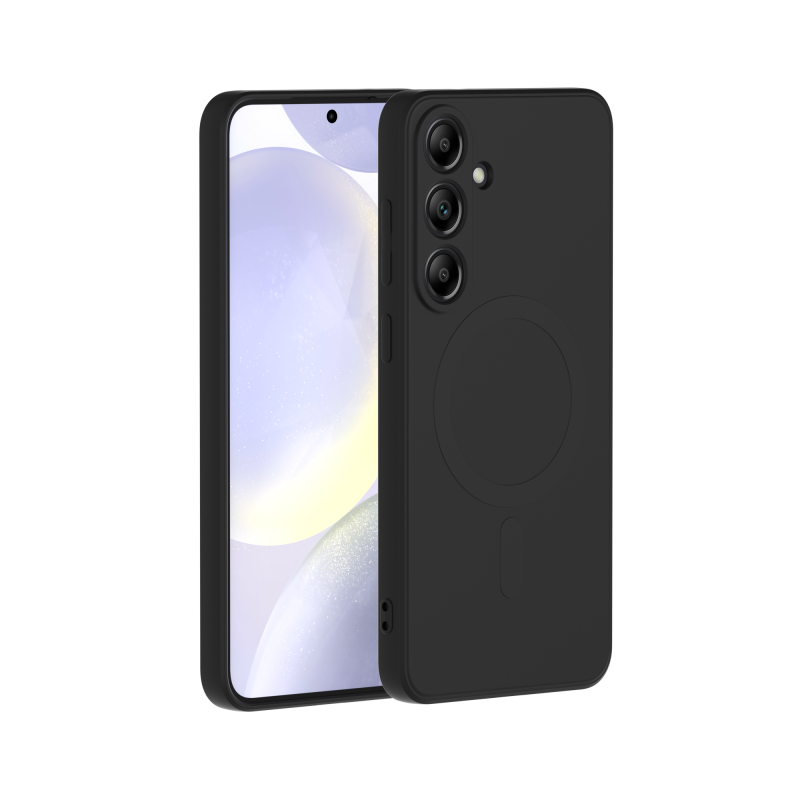 Coque Silicone Magnet Samsung Galaxy S25+ Noire Bigben