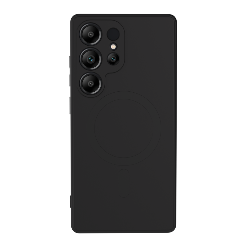 Coque Silicone Magnet Galaxy S25 Ultra Noir