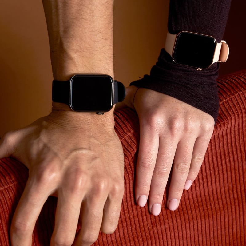 Montre connectée SQUARE BLACK noire + bracelet noir Bigben