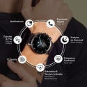 Montre connectée Round Noire + bracelet noir Bigben