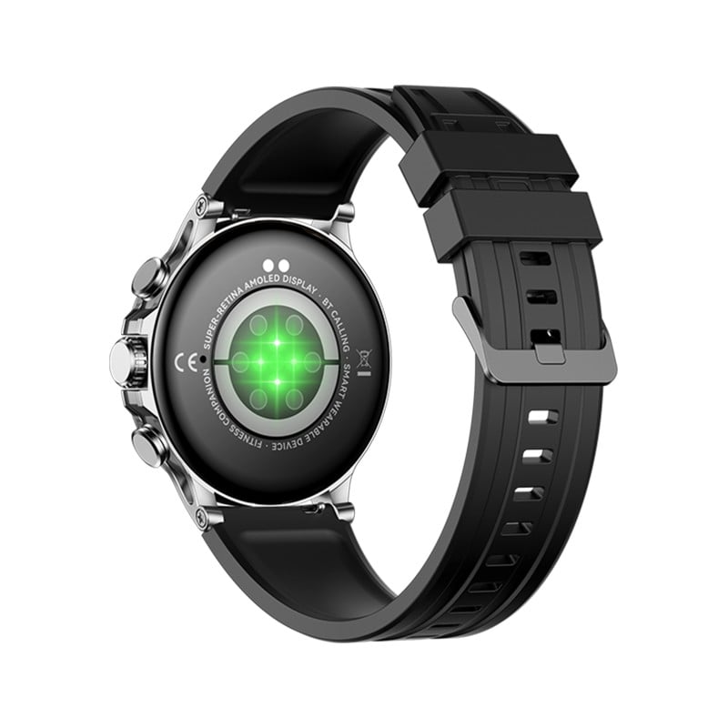 Montre connectée Round Noire + bracelet noir Bigben