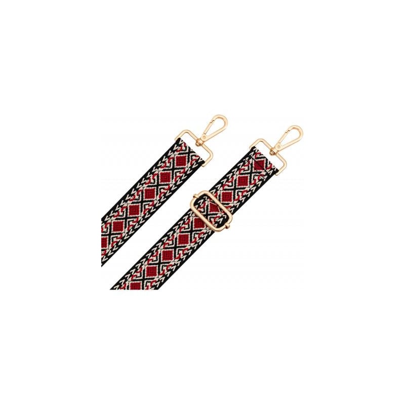 Bandoulière Lanière Universelle Amovible Brésilienne Rouge