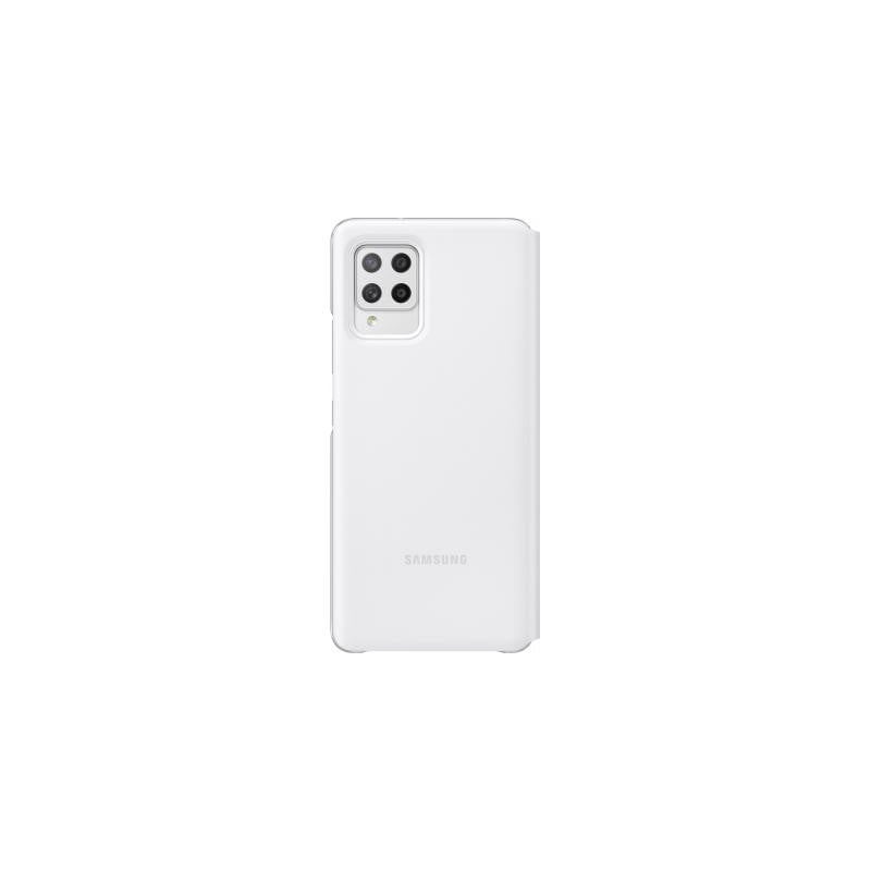 Folio Samsung Galaxy A42 5G S View Cover avec fenêtre transparente Blanc