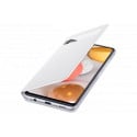 Folio Samsung Galaxy A42 5G S View Cover avec fenêtre transparente Blanc