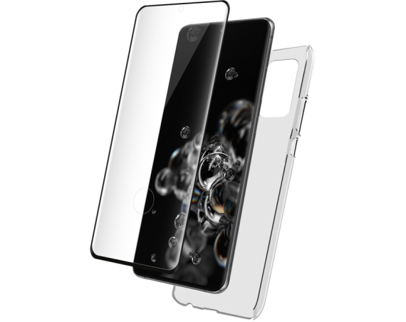 Pack Samsung Galaxy S21 Ultra 5G Coque Transparente + Verre trempé  Bigben