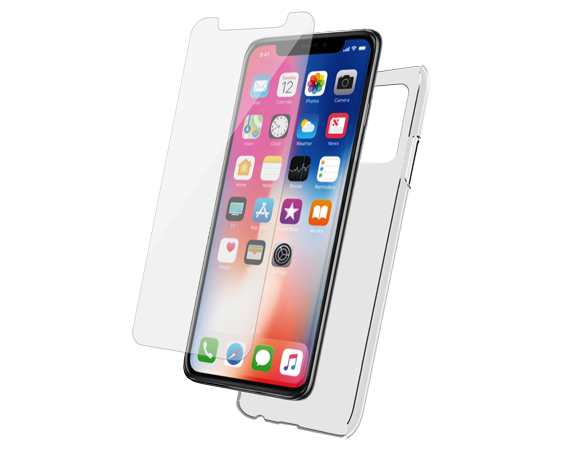 Pack Apple iPhone 11 Coque Transparente + Verre trempé  Bigben