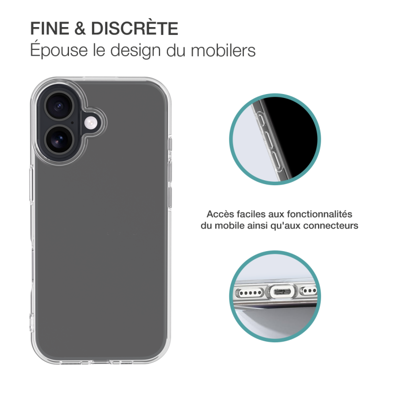 Coque iPhone 17 Transparente