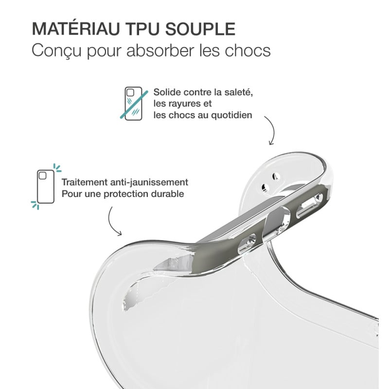 Coque iPhone 17 Transparente
