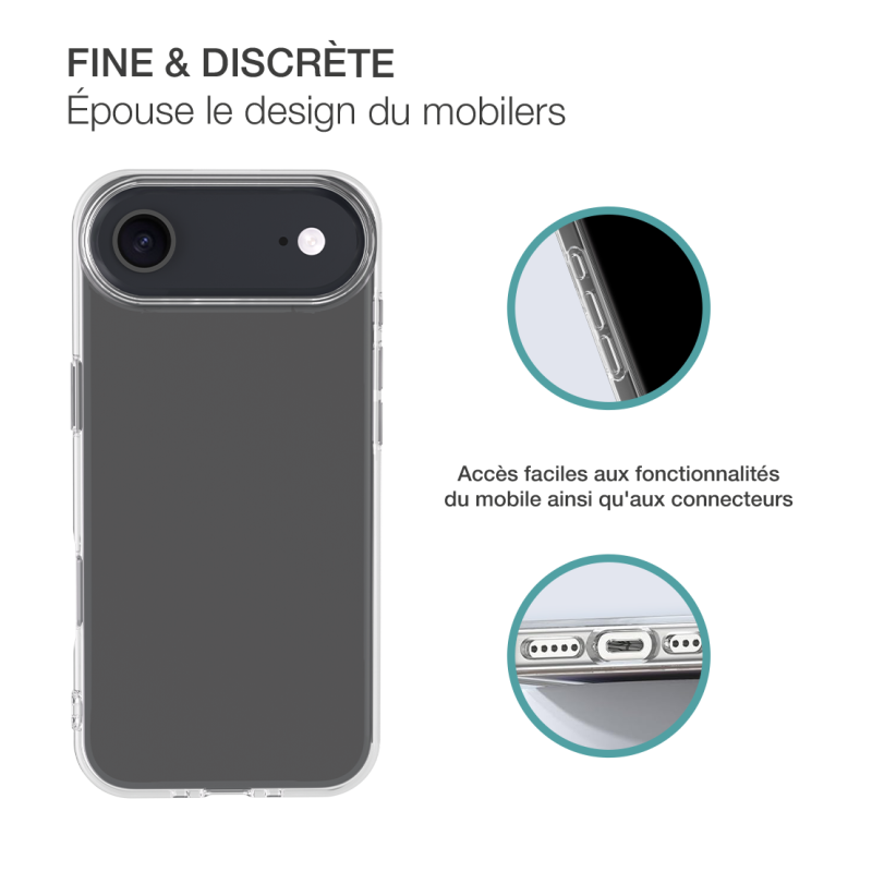 Coque iPhone Air Transparente