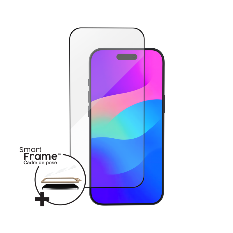 Protège écran iPhone Air + SmartFrame™ 2.5D Verre trempé - Certifié GRS