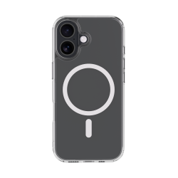Coque MagSafe iPhone 17 Hybride Transparente