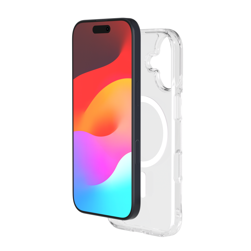 Coque MagSafe iPhone 17 Hybride Transparente
