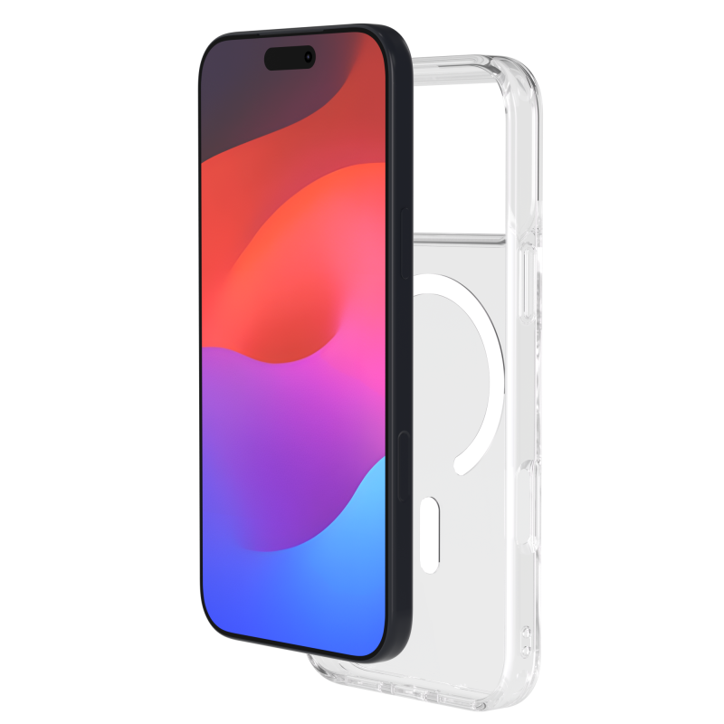 Coque MagSafe iPhone 17 Pro Hybride Transparente