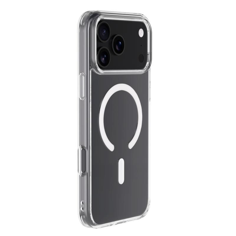 Coque MagSafe iPhone 17 Pro Max Hybride Transparente