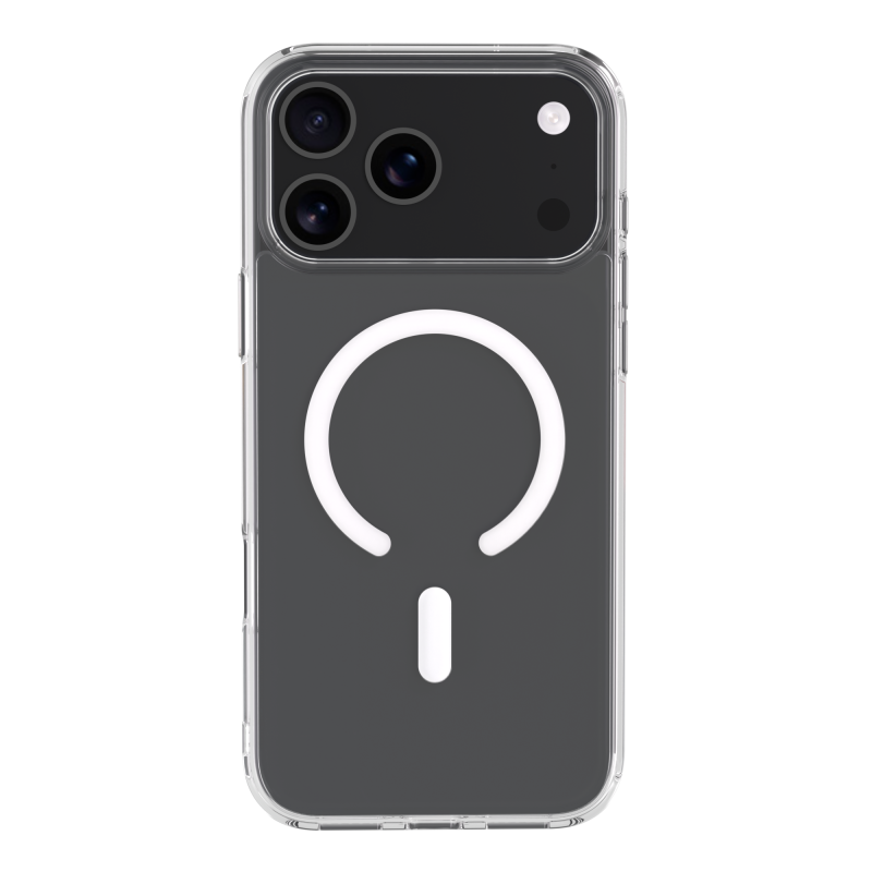 Coque MagSafe iPhone 17 Pro Max Hybride Transparente