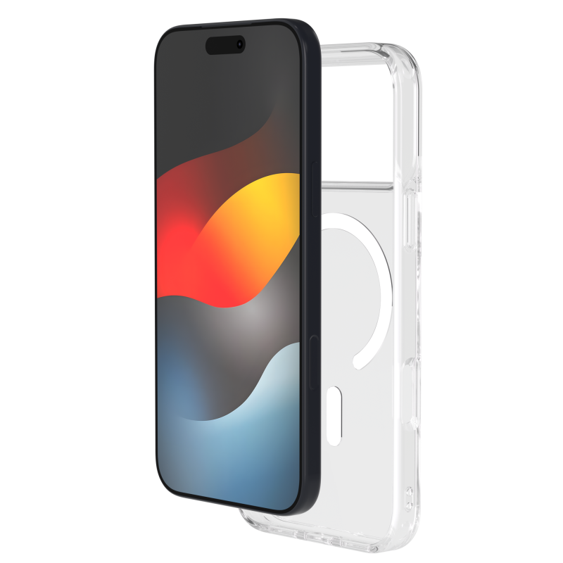Coque MagSafe iPhone 17 Pro Max Hybride Transparente