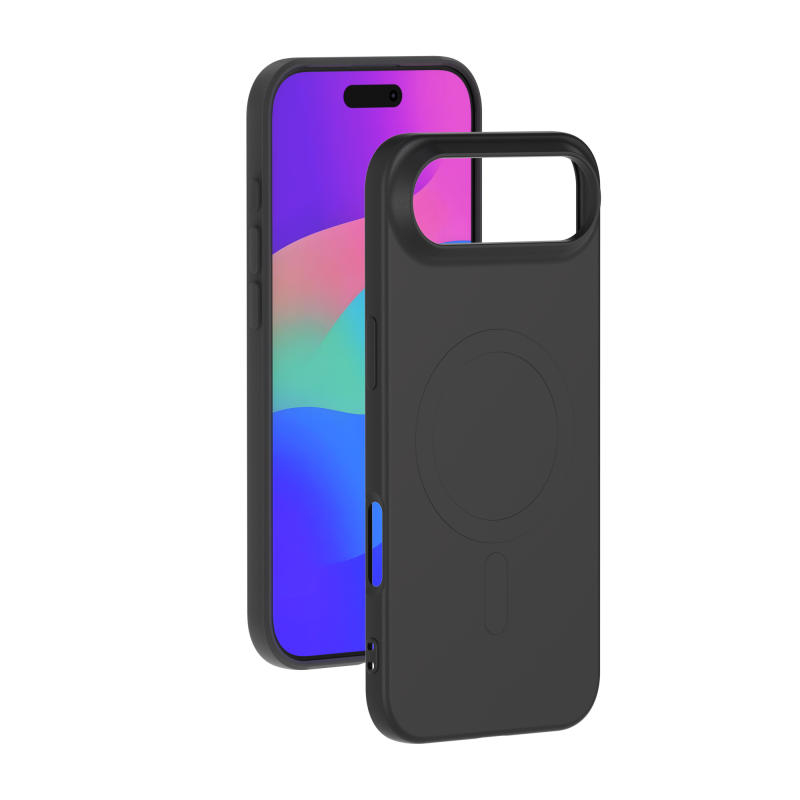 Coque MagSafe iPhone Air Silicone Noire